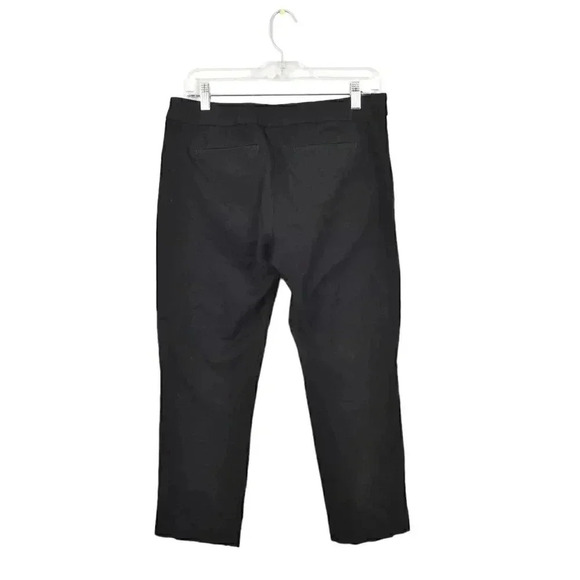 Banana Republic Factory Crop Ryan  Black Straight Leg Pant Size 10 - Picture 4 of 10